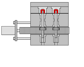 animação extração núcleo rotativo